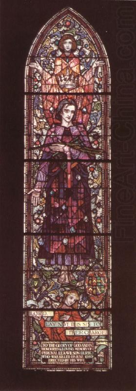 St stephen window, unknow artist